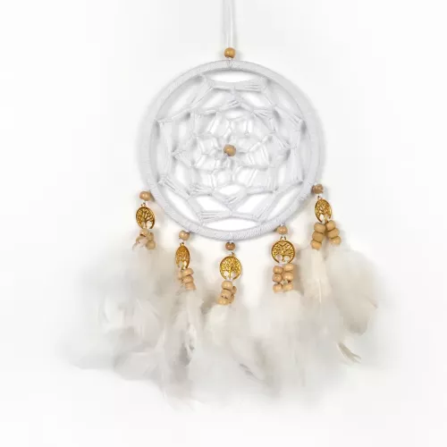 Drömfångare Lyckomynt Vit