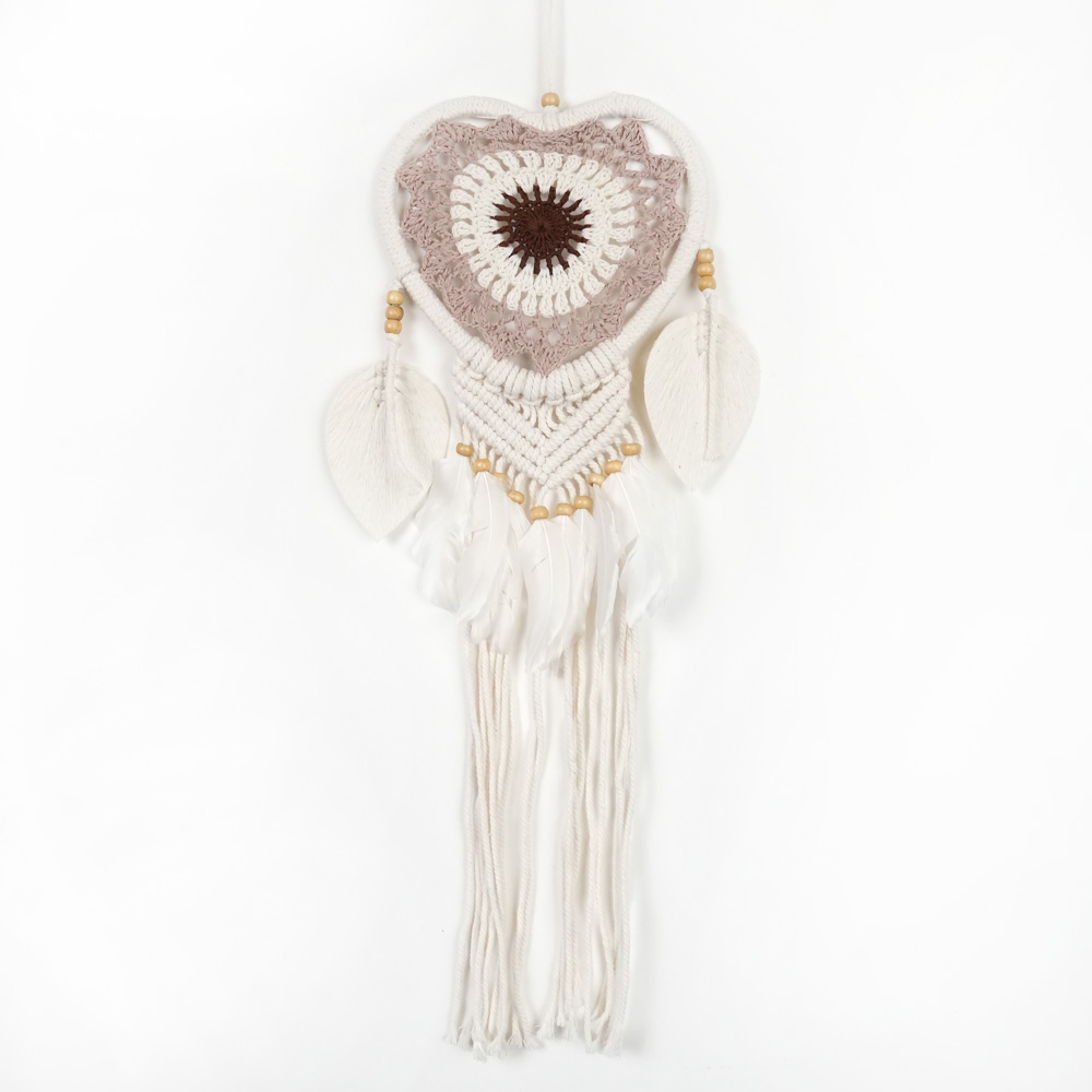 Drømmefanger Heklet Hjerte