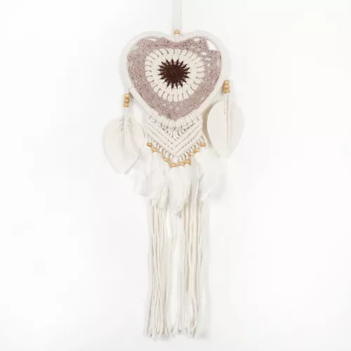 Drömfångare Virkad Hjärta