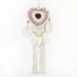 Drömfångare Virkad Hjärta