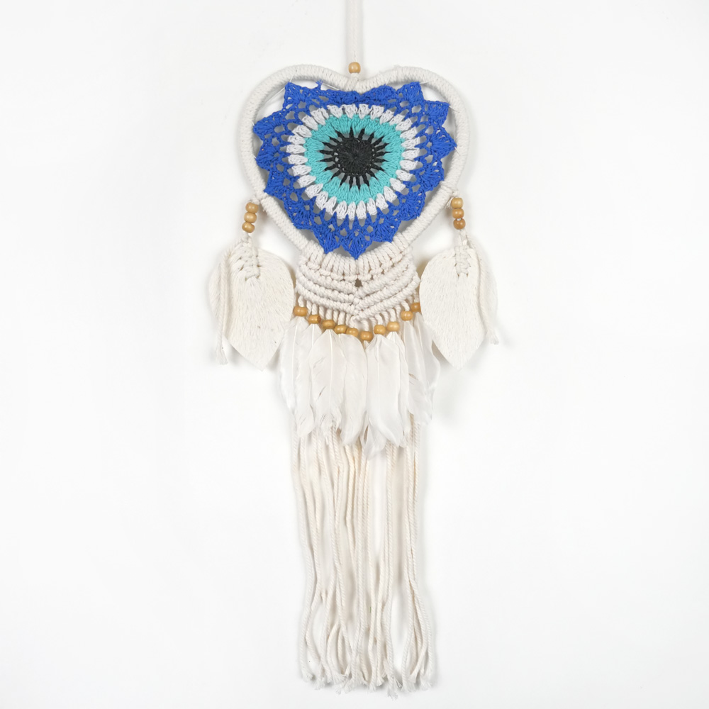 Drømmefanger Heklet Hjerte