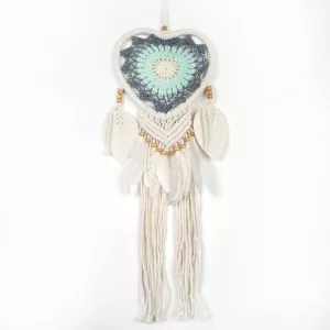 Drömfångare Virkad Hjärta