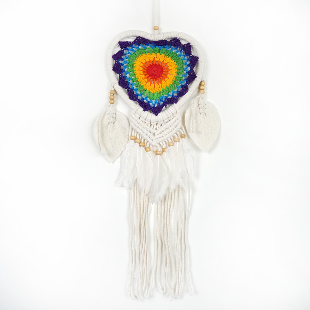 Drömfångare Virkad Hjärta