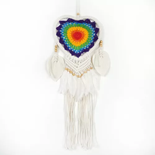 Drömfångare Virkad Hjärta