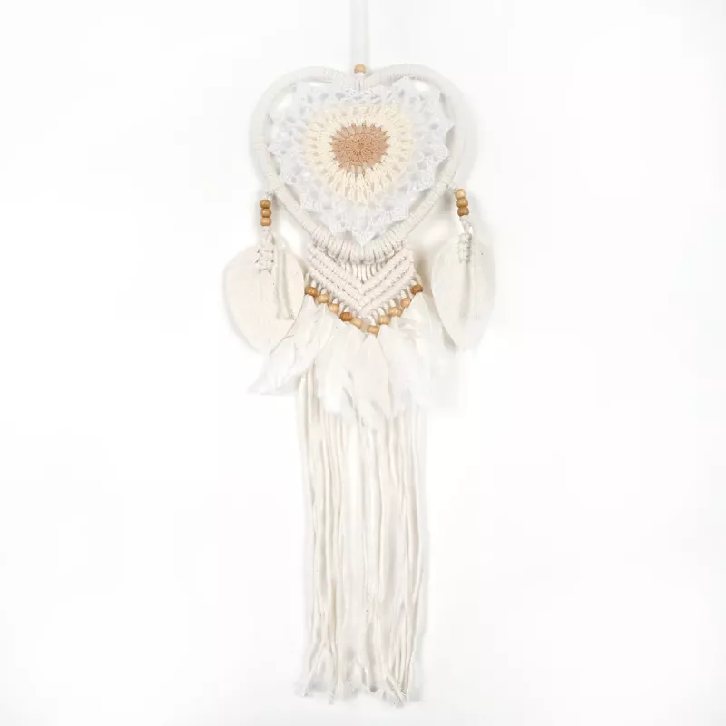 Drömfångare Virkad Hjärta