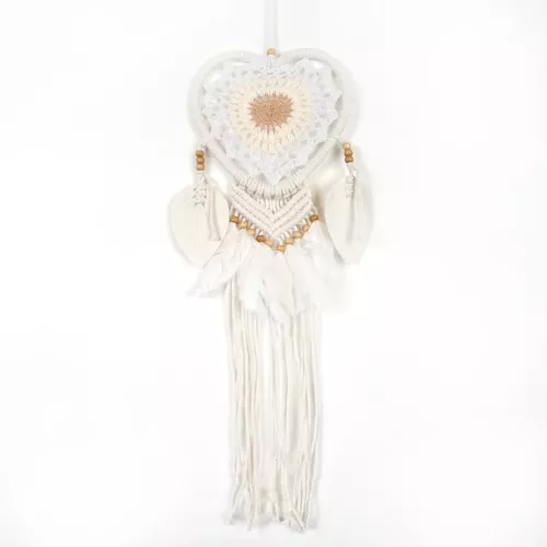 Drömfångare Virkad Hjärta