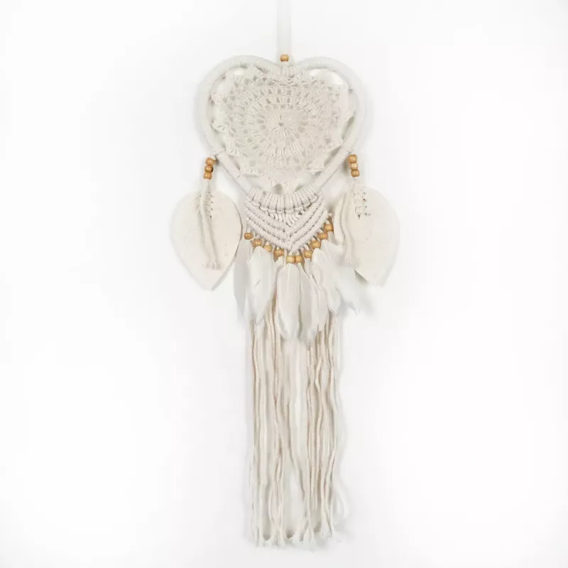 Drömfångare Virkad Hjärta
