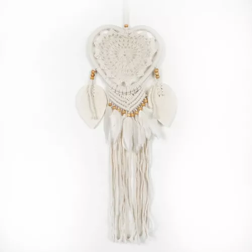 Drömfångare Virkad Hjärta
