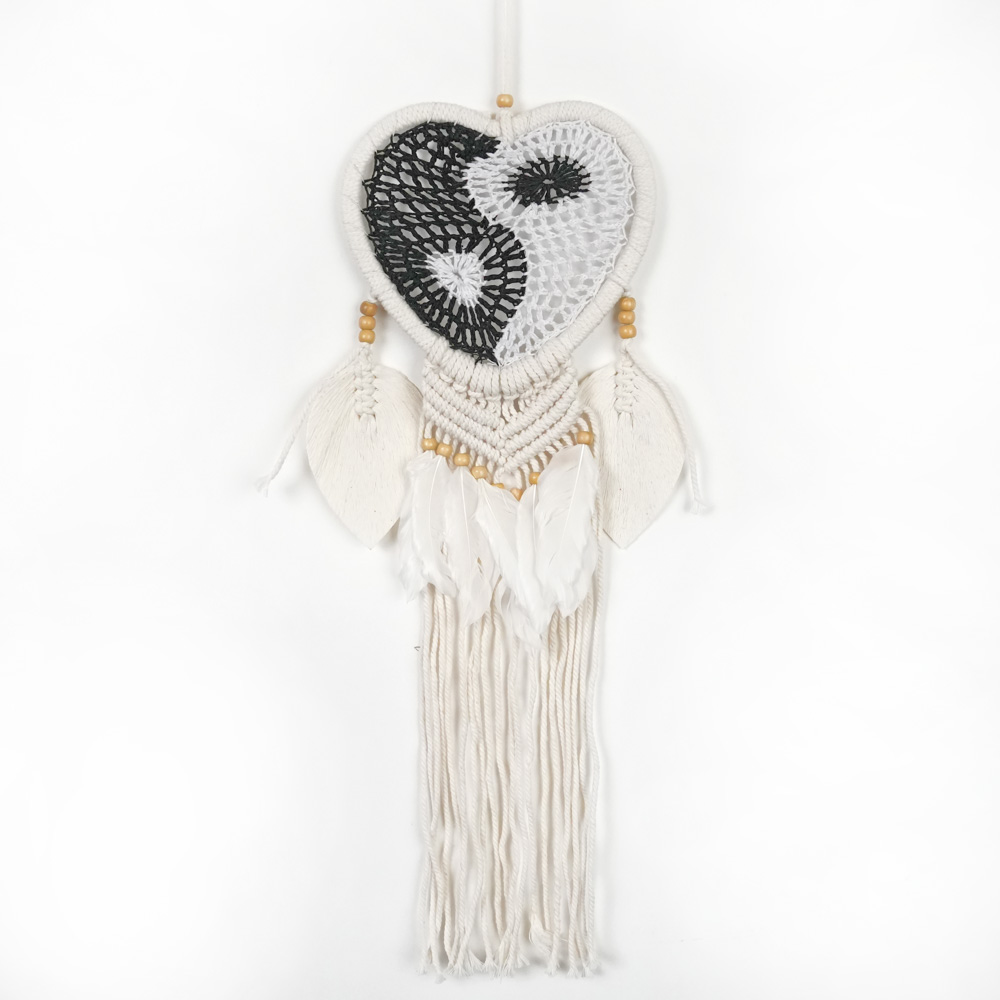Drømmefanger Heklet Hjerte