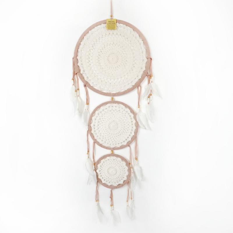 Drömfångare Beige 3 Ringar L