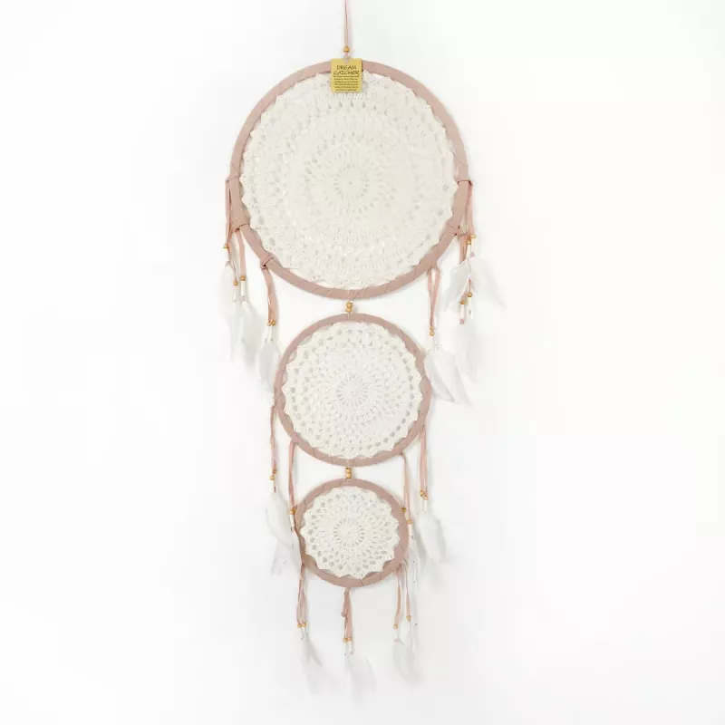 Drömfångare Beige 3 Ringar L