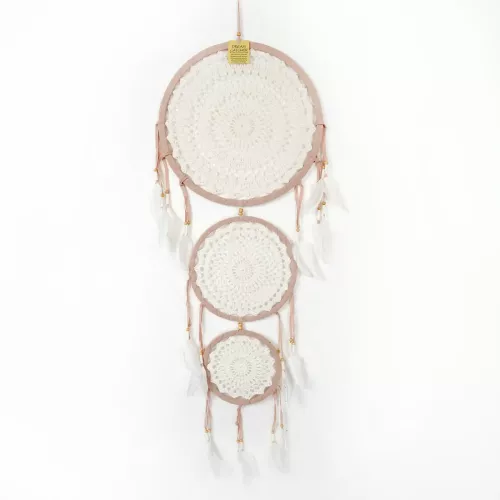 Drömfångare Beige 3 Ringar L