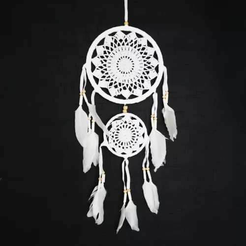 Drömfångare Vit 2 Ringar