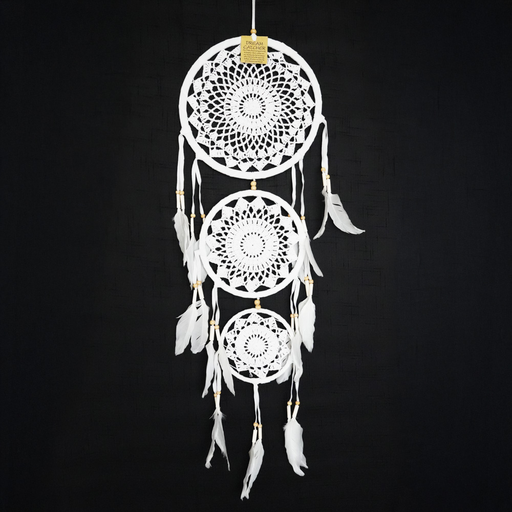 Drømmefanger Hvit 3 Ringer