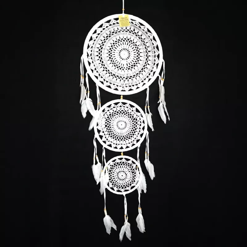 Drömfångare Vit 3 Ringar L