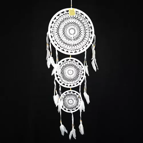 Drömfångare Vit 3 Ringar L
