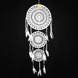Drømmefanger Hvit 3 Ringer L