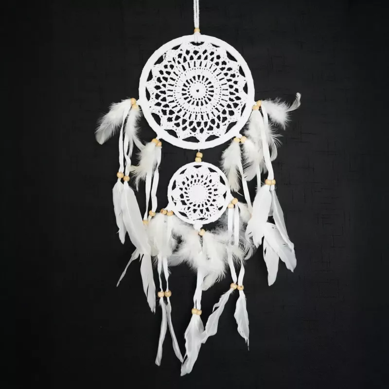 Drömfångare Vit 2 Ringar