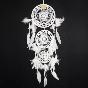 Drömfångare Vit 3 Ringar