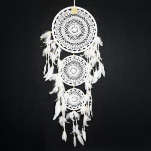 Drømmefanger Hvit 3 Ringer L