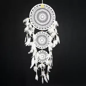 Drømmefanger Hvit 3 Ringer L