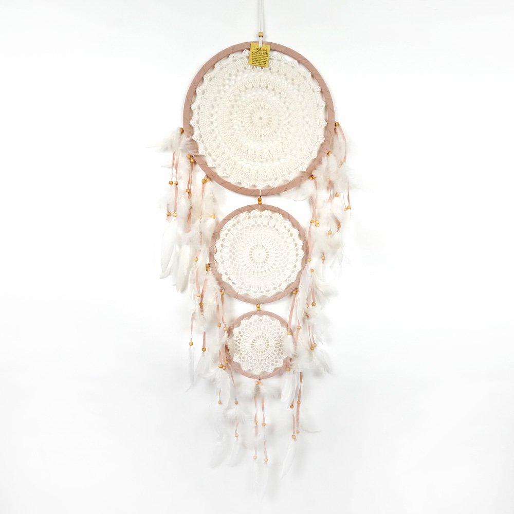 Drømmefanger Beige 3 Ringer L