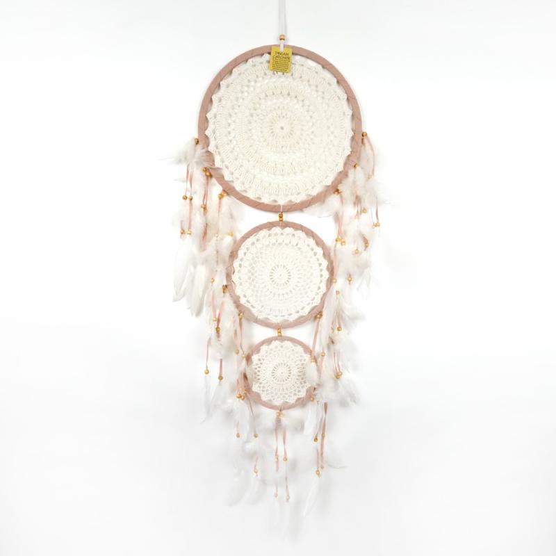 Drömfångare Beige 3 Ringar L