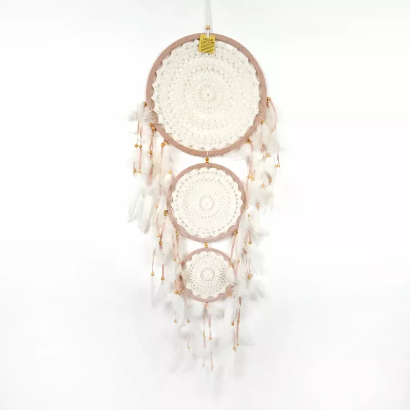 Drömfångare Beige 3 Ringar L
