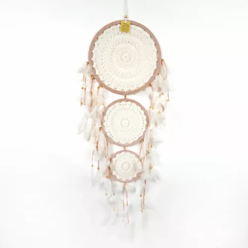 Drömfångare Beige 3 Ringar L