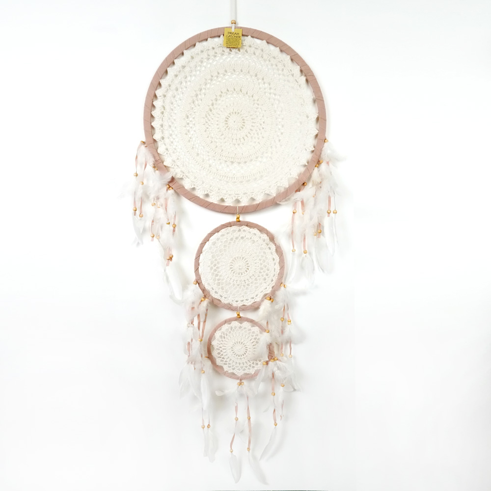 Drømmefanger Beige 3 Ringer XL