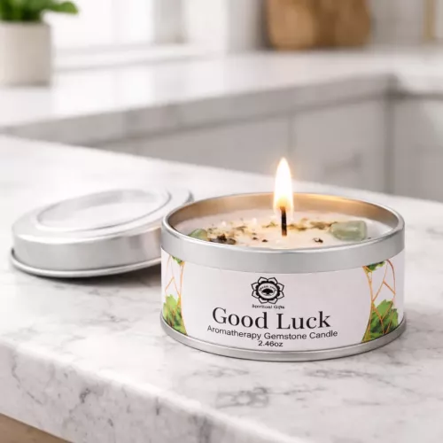 Doftljus Patchouli Grön Aventurin