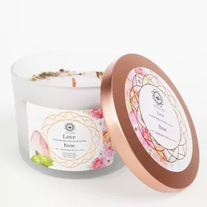 Doftljus Ros Rosenkvarts