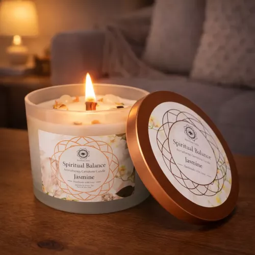 Doftljus Jasmin Bergkristall