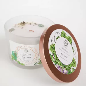 Duftlys Patchouli Grønn Aventurin