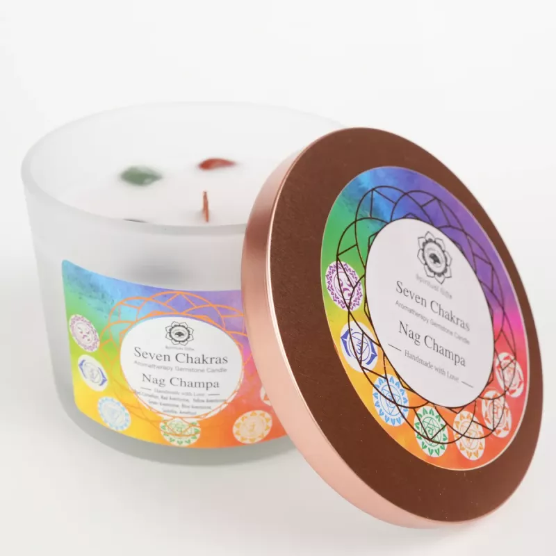 Duftlys 7 Chakra Nag Champa