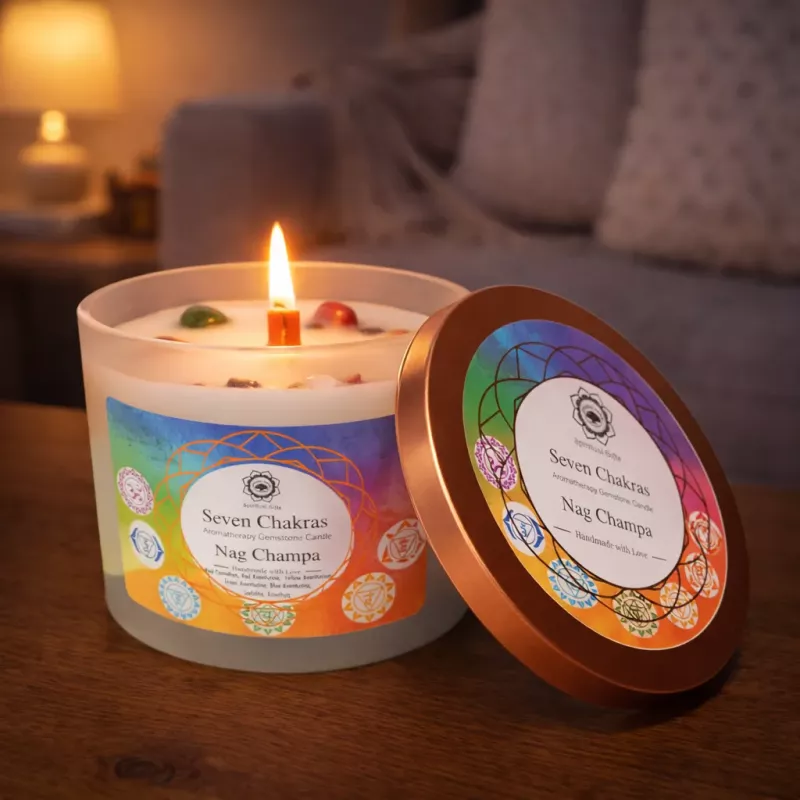 Duftlys 7 Chakra Nag Champa