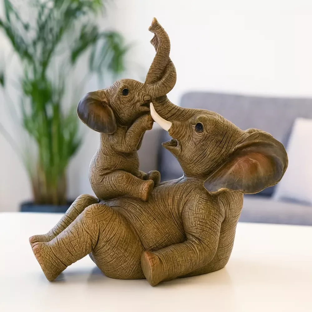 Elefant med Baby