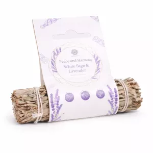 Smudge Vit Salvia & Lavendel