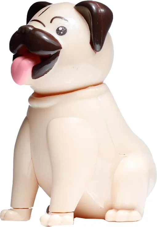Solcellefigur Pug Hund