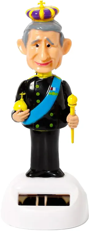 Solcellsfigur King Charles