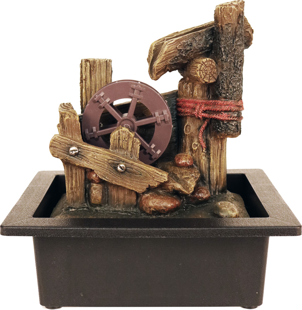 Fontene Vannmølle LED Belysning