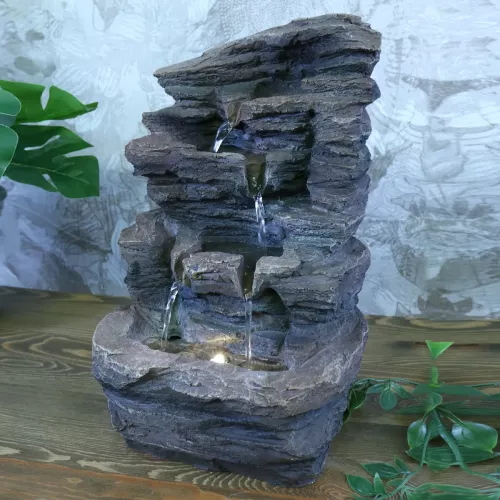 Fontän Sten LED Belysning