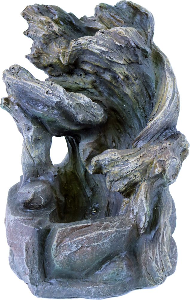 Fontene Trestamme LED Belysning