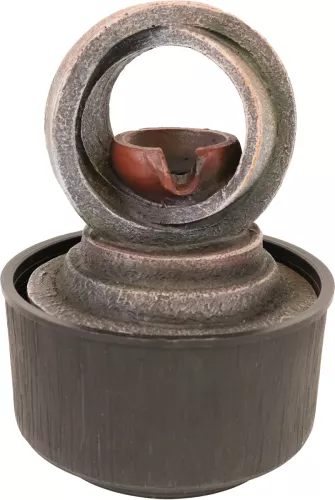 Fontän Cirkel Urna LED Belysning