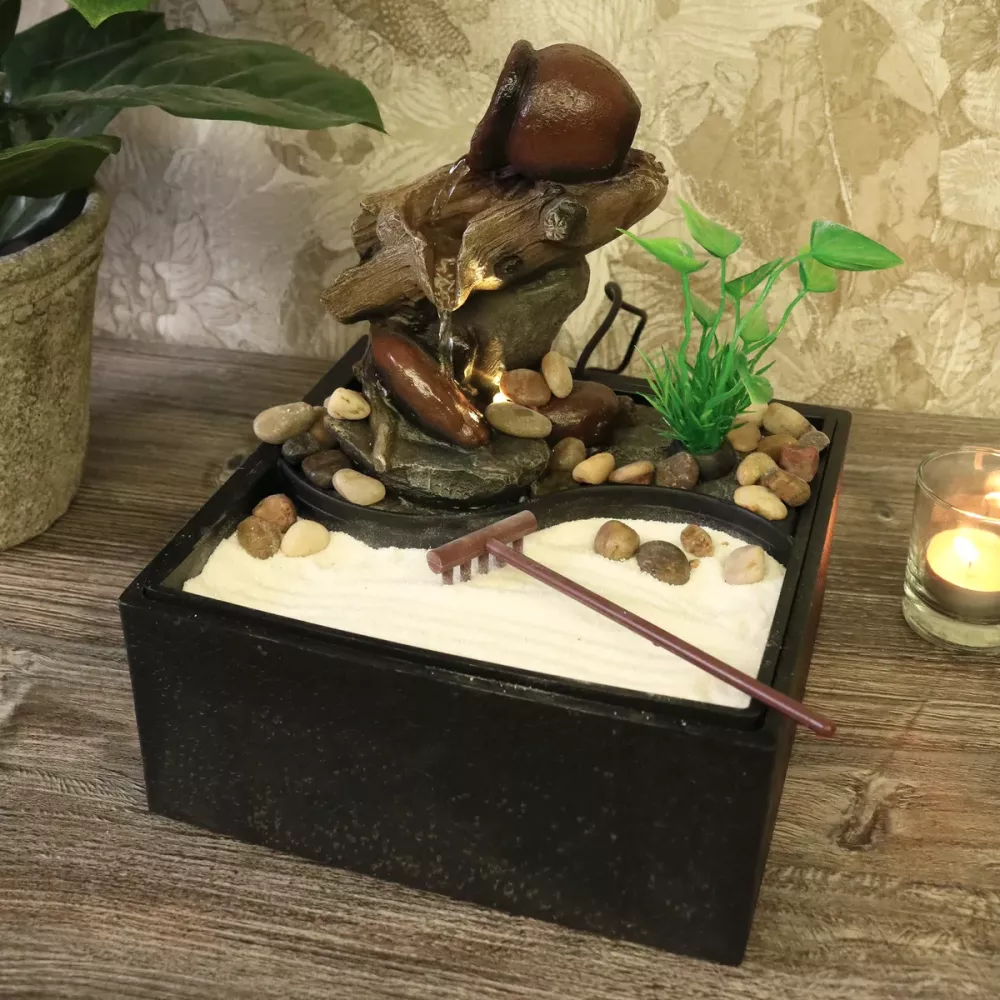 Fontene Zen Garden LED Belysning