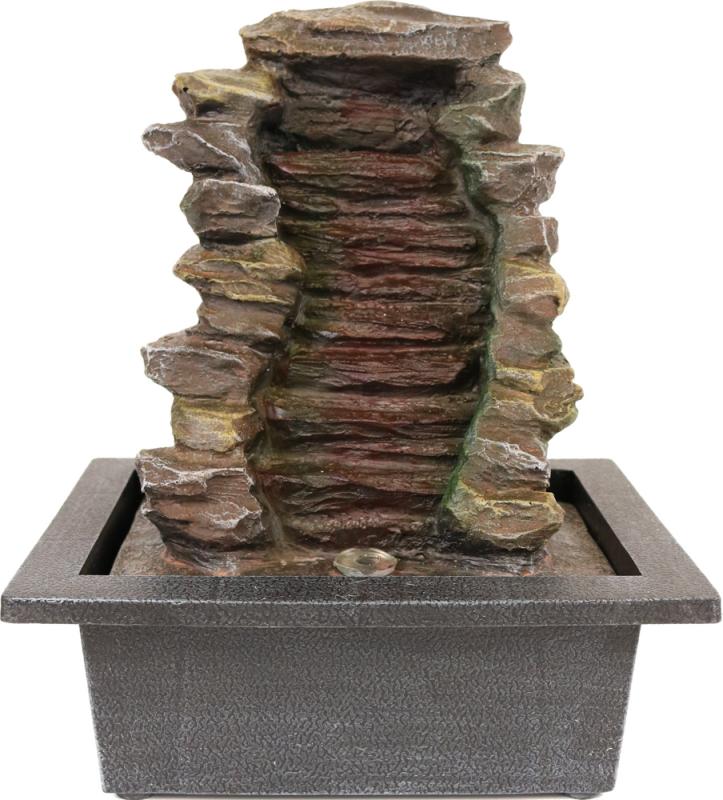 Fontän Vattenfall Sten LED Belysning