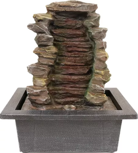 Fontän Vattenfall Sten LED Belysning