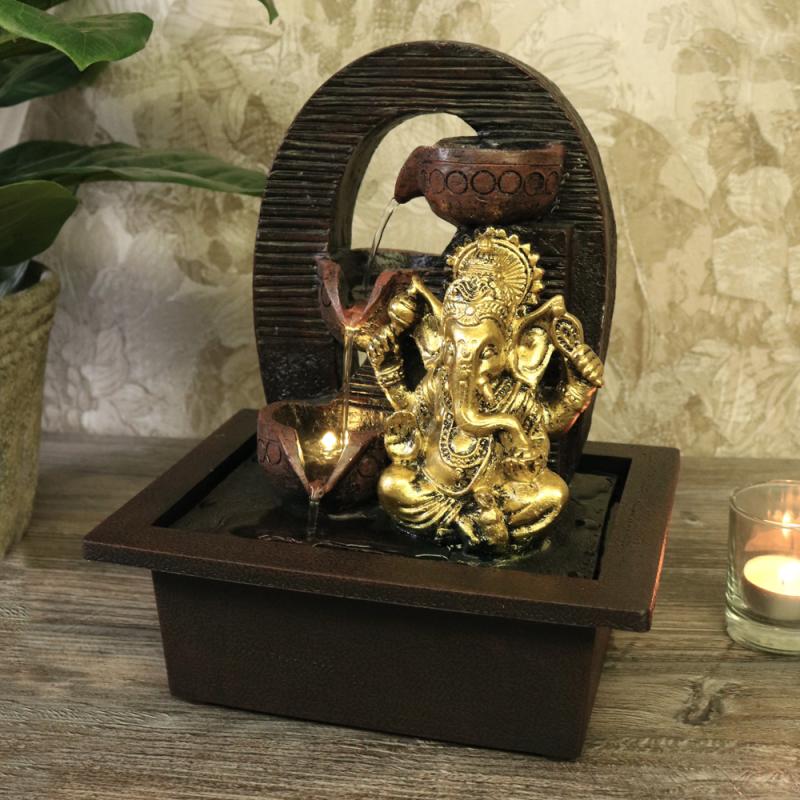 Fontän Ganesha LED Belysning