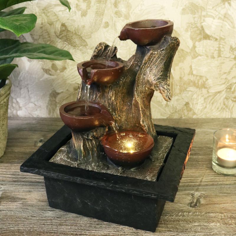 Fontän Urnor Träd LED Belysning