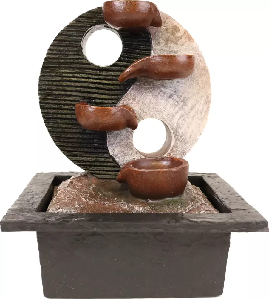 Fontene Yin Yang LED Belysning